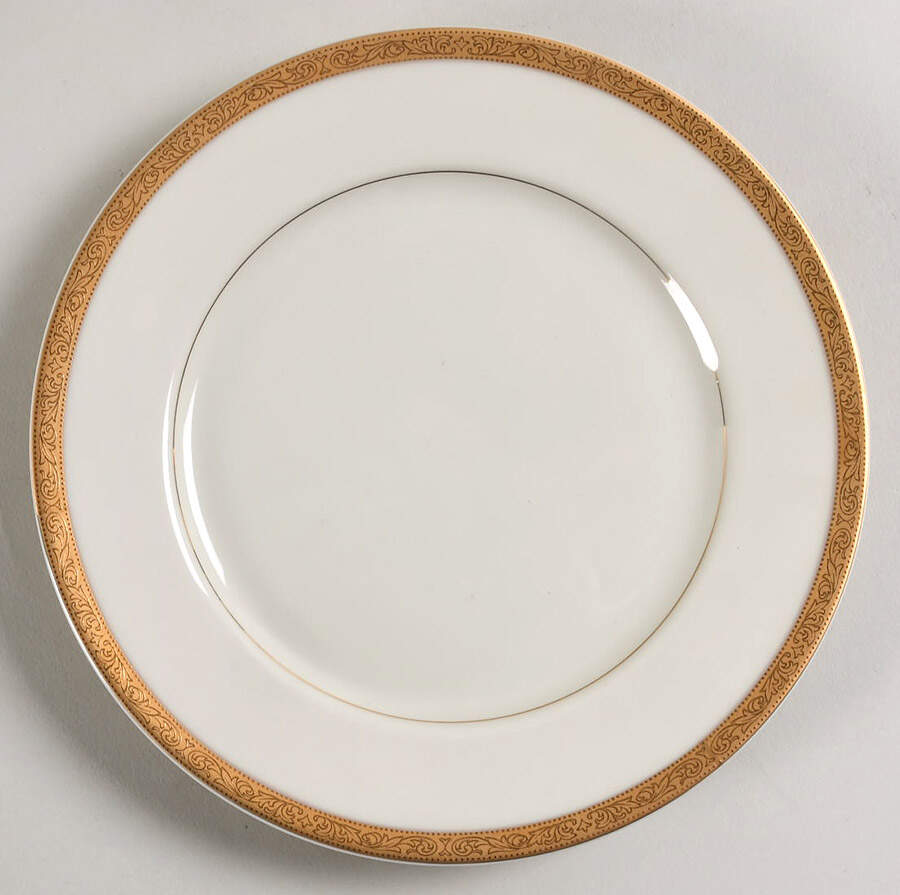 Colony Gold Salad Plate by Mikasa-1