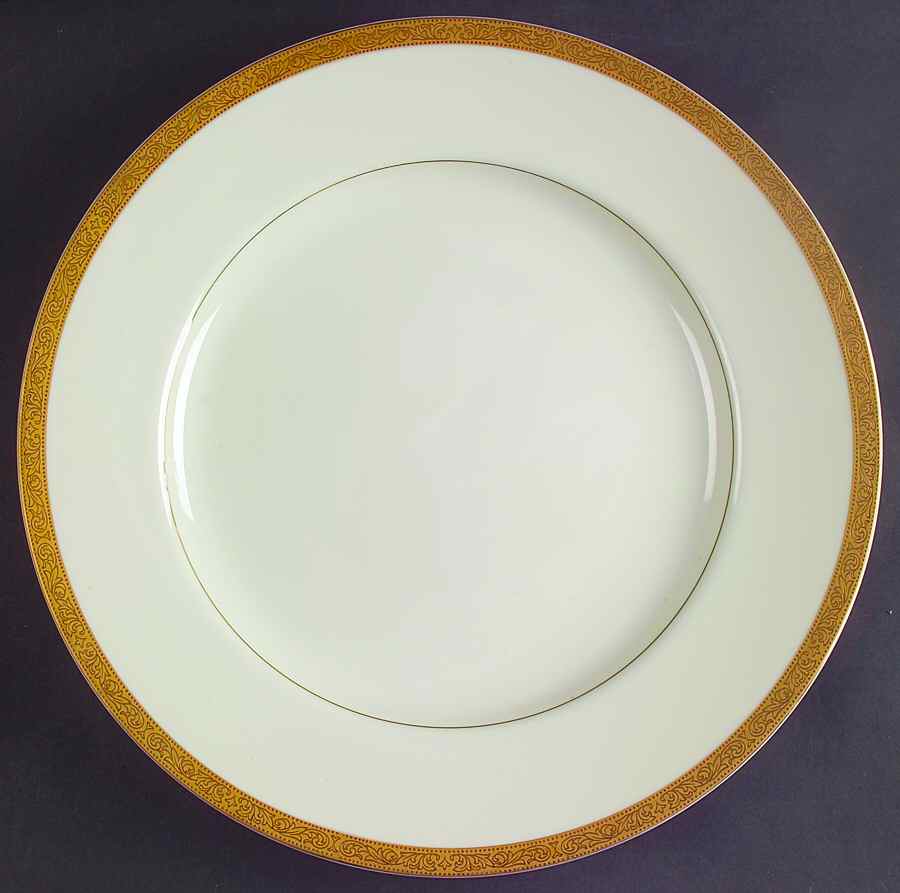 Colony Gold 12" Chop Plate (Round Platter) by Mikasa-1
