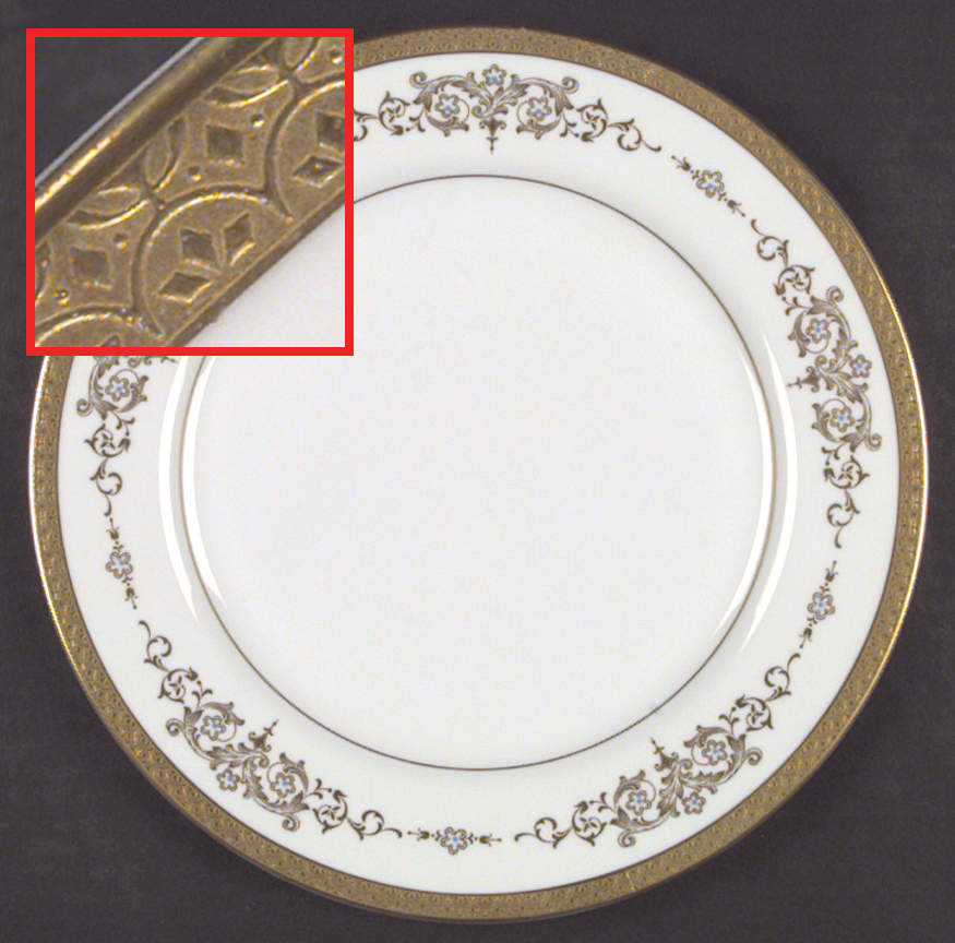 Colony Gold Dinner Plate by Mikasa-1