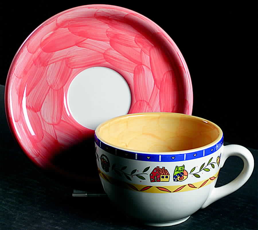 Country Grove Jumbo Cup & Saucer Set by Mikasa-1