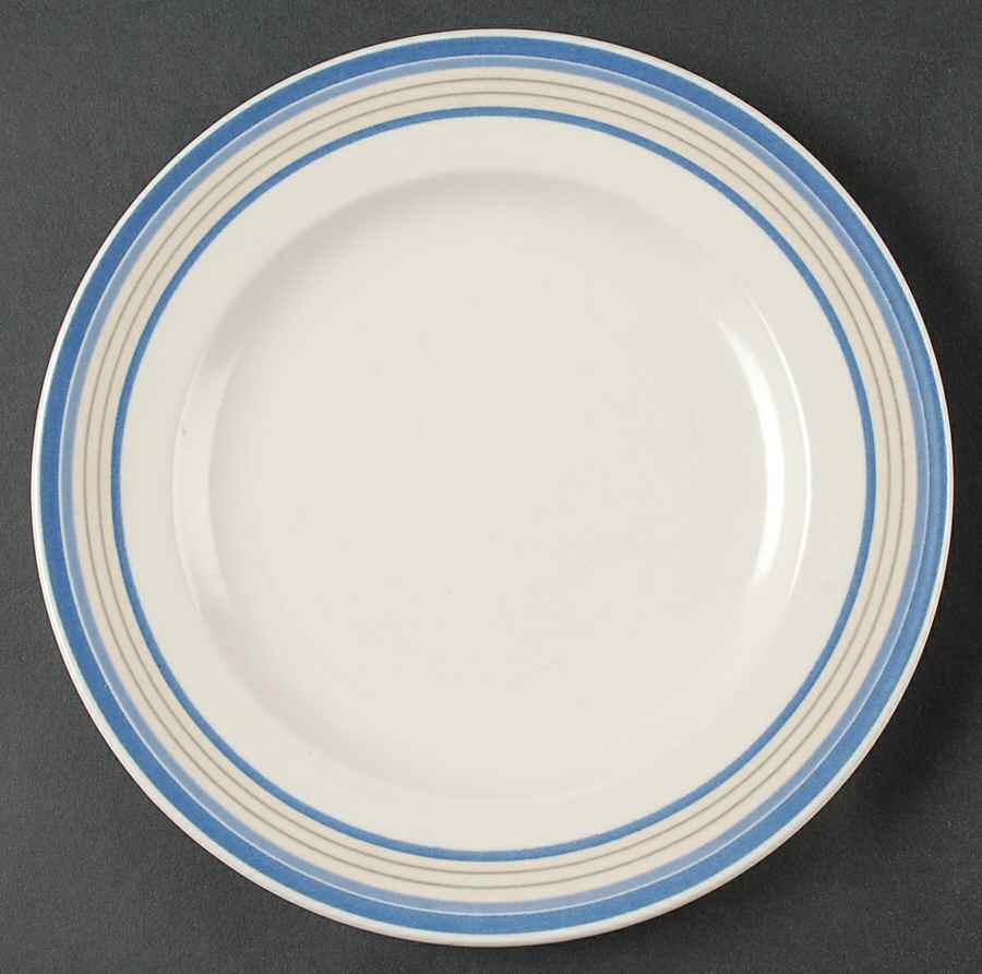 Concentric Indigo Salad Plate by Mikasa-1