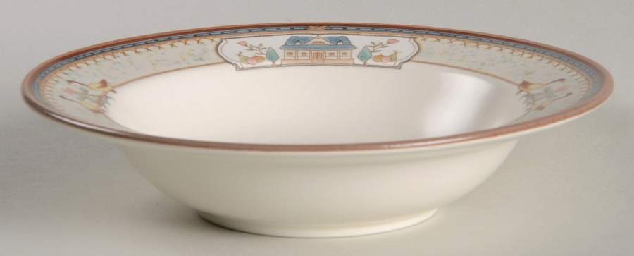 Country Lane Rim Fruit/Dessert (Sauce) Bowl by Mikasa-1