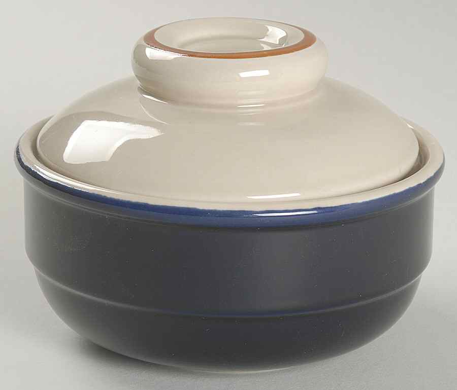 Colorama Cobalt Sugar Bowl & Lid by Mikasa-1
