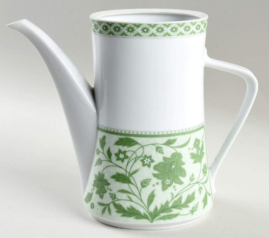 Coleen Green Coffee Pot No Lid by Mikasa-1