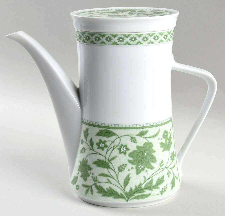 Coleen Green Coffee Pot & Lid by Mikasa-1