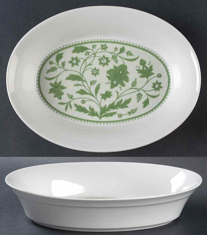 Coleen Green 10" Oval Vegetable Bowl by Mikasa-1