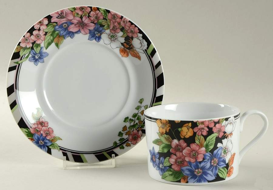 Colefax Flat Cup & Saucer Set by Mikasa-1