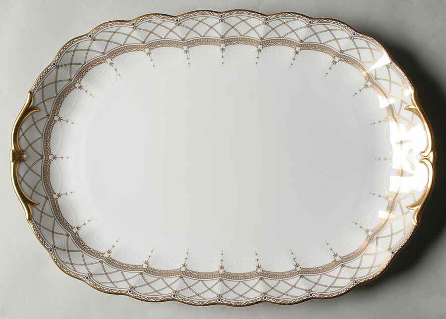 Collingswood 15" Oval Serving Platter by Mikasa-1