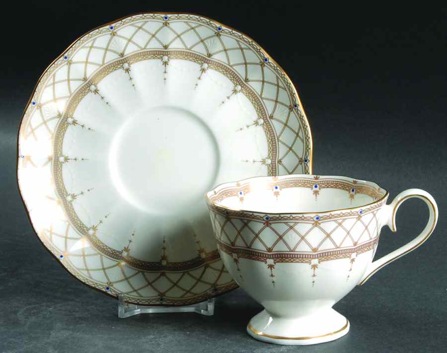 Collingswood Footed Cup & Saucer Set by Mikasa-1