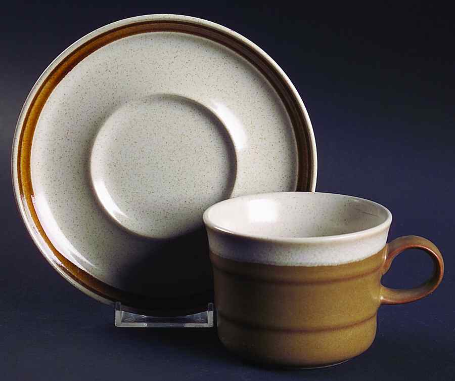 Country Manor Flat Cup & Saucer Set by Mikasa-1