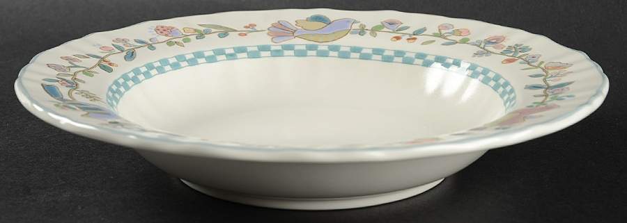 Country Morning Large Rim Soup Bowl by Mikasa-1