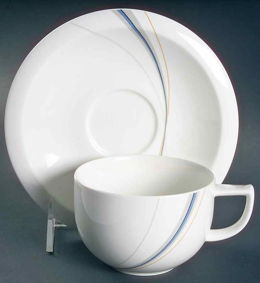Composure Flat Cup & Saucer Set by Mikasa-1