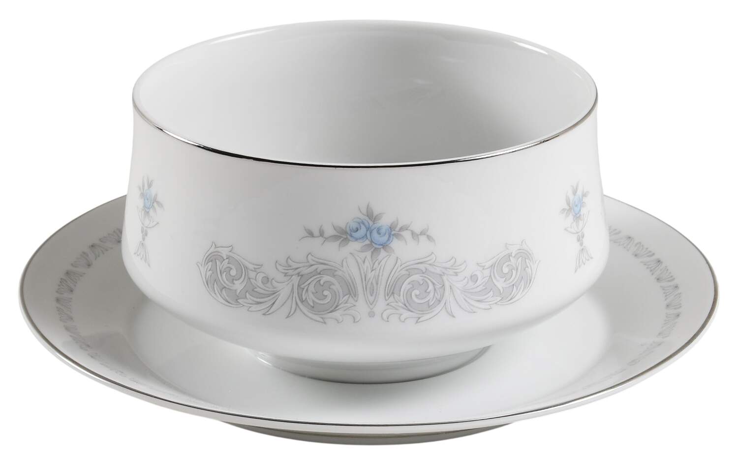 Compton Gravy Boat with Attached Underplate by Mikasa-1