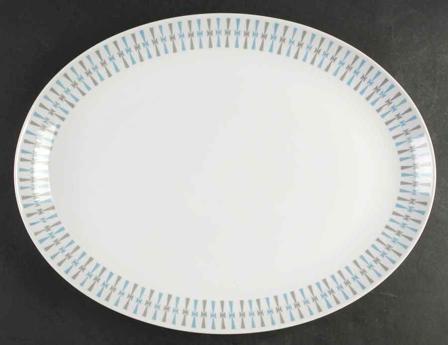 Confetti 16" Oval Serving Platter by Mikasa-1