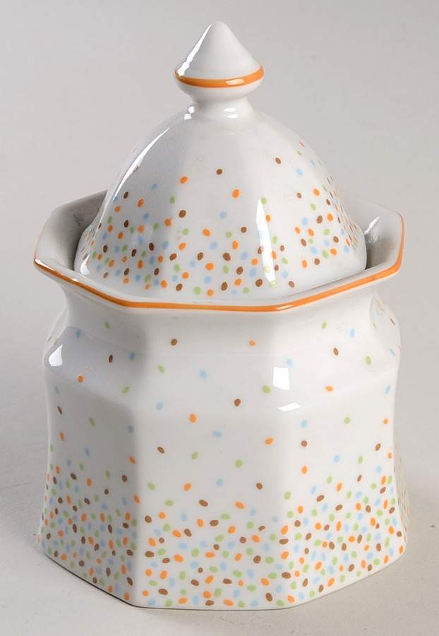 Confetti Sugar Bowl & Lid by Mikasa-1