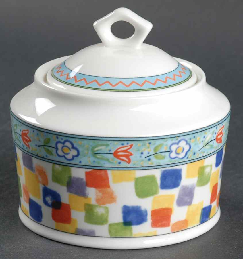Confetti Sugar Bowl & Lid by Mikasa-1