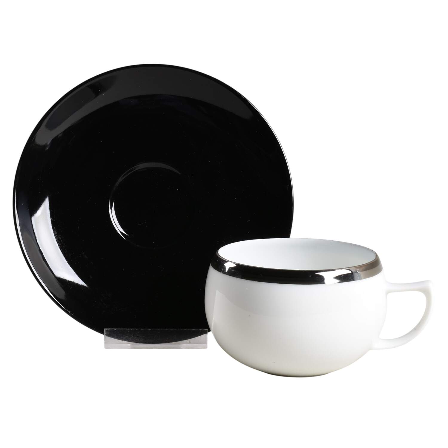 Confluence Flat Cup & Saucer Set by Mikasa-1