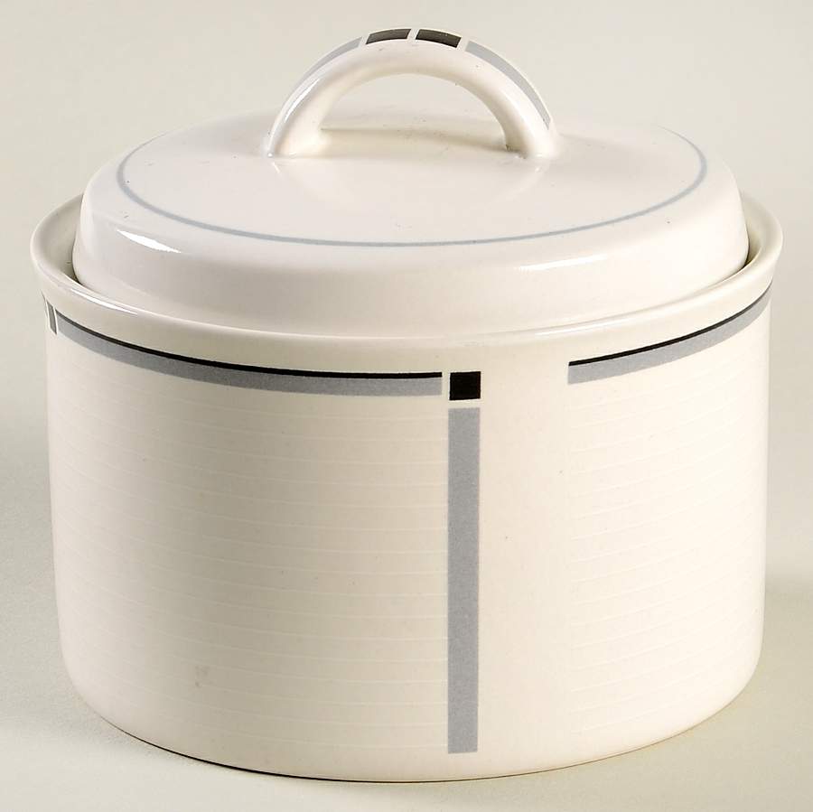 Contempo Sugar Bowl & Lid by Mikasa-1