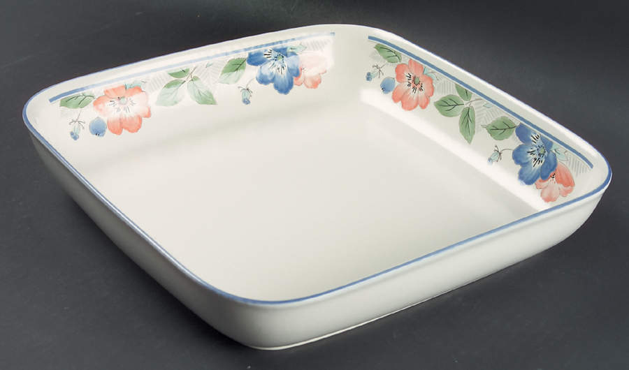 Country Poppies 10" Square Baker by Mikasa-1