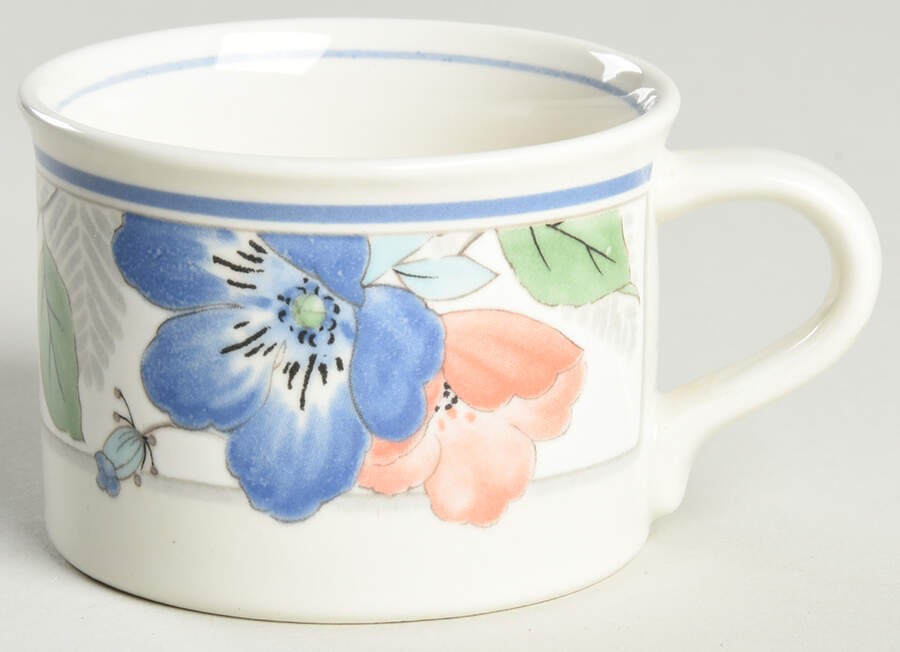 Country Poppies Flat Demitasse Cup by Mikasa-1