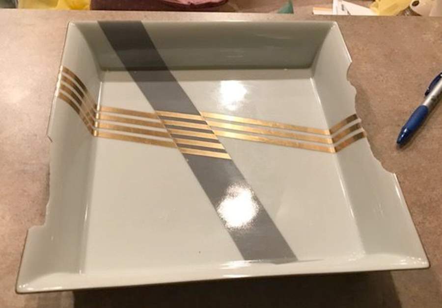 Coquille Square Dinner Plate by Mikasa-1