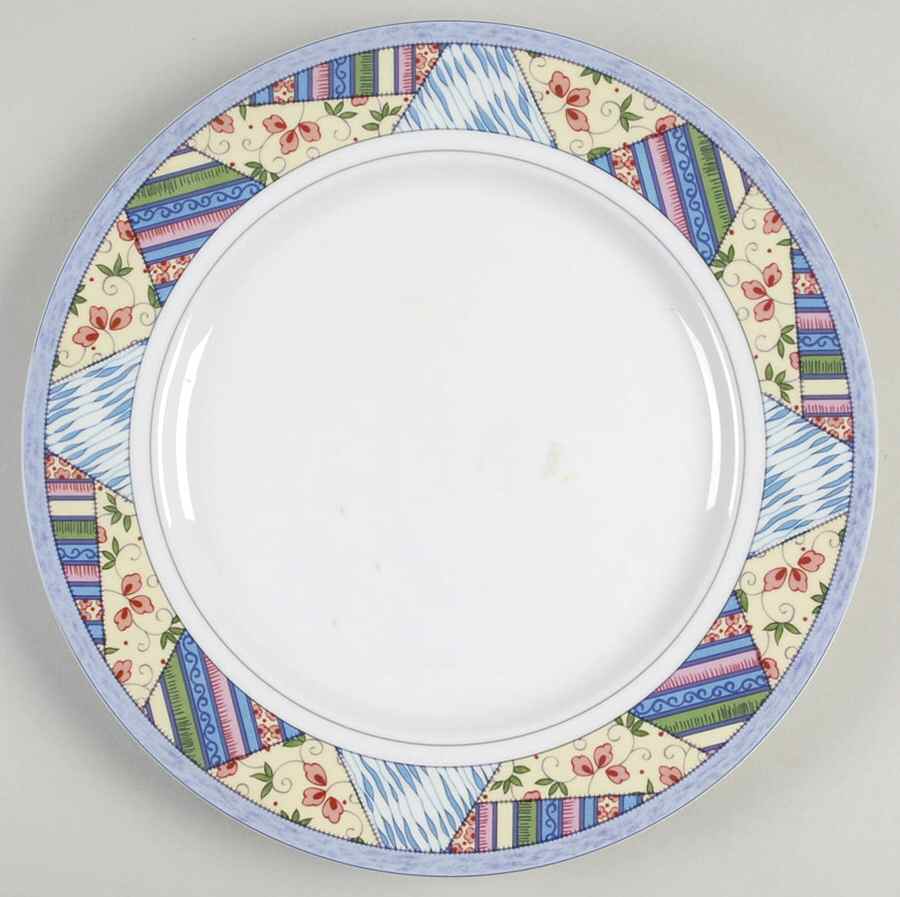 Country Quilt 12" Chop Plate (Round Platter) by Mikasa-1