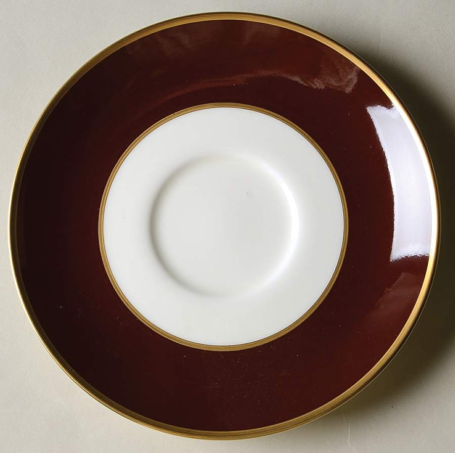 Cordovan Saucer by Mikasa-1