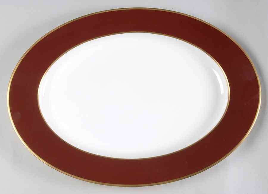 Cordovan 17" Oval Serving Platter by Mikasa-1