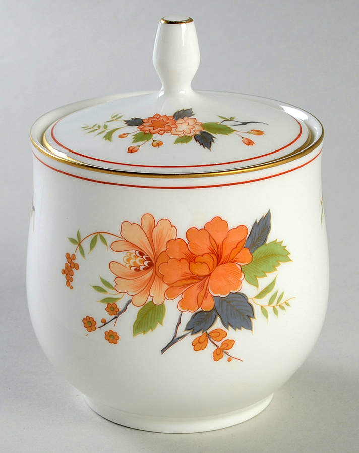 Coronation Sugar Bowl & Lid by Mikasa-1