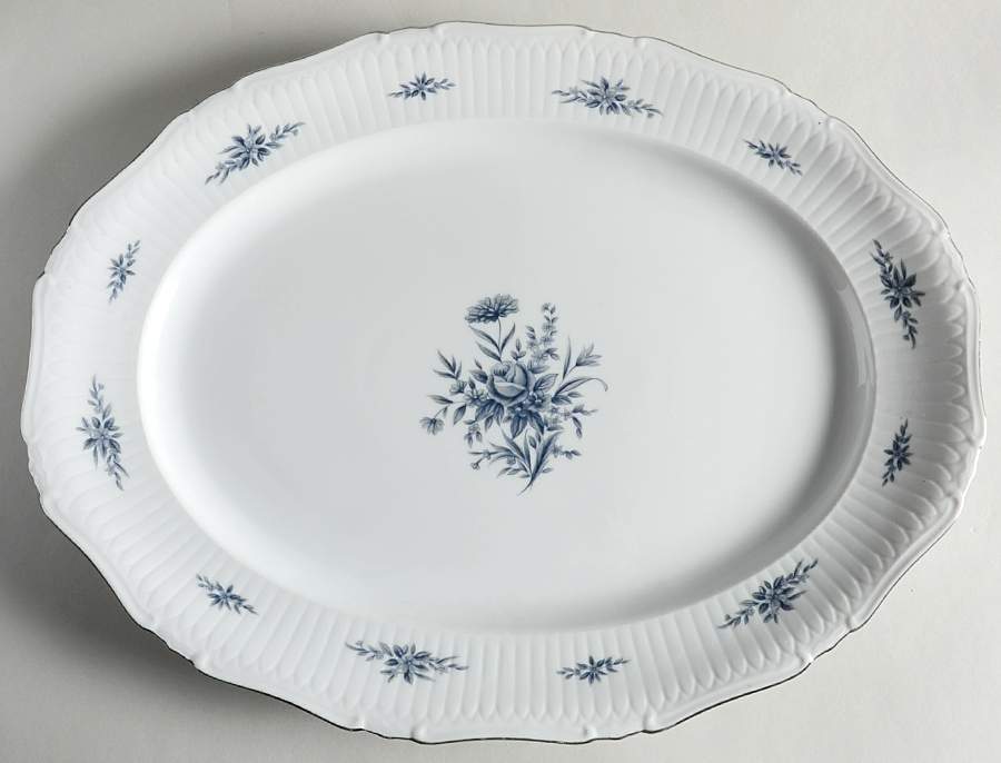 Carlton (8369) 16" Oval Serving Platter by Mikasa-1