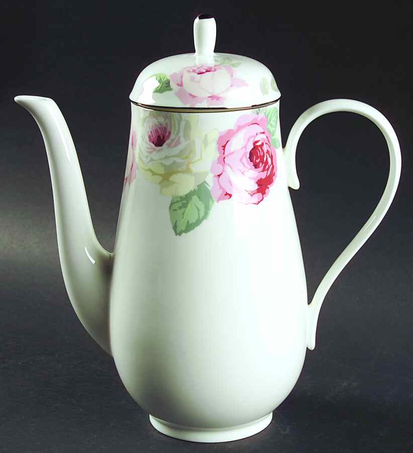Country Roses Coffee Pot & Lid by Mikasa-1
