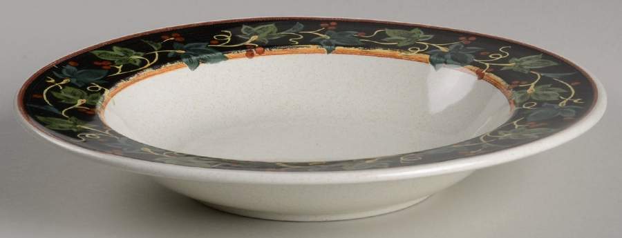 Country Row Large Rim Soup Bowl by Mikasa-1