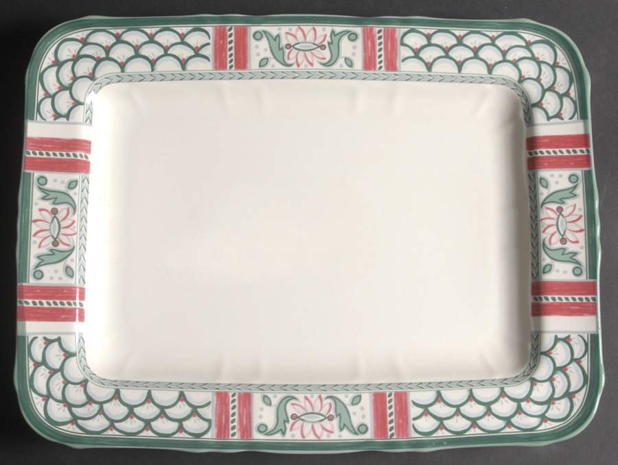 Country Scene 15" Rectangular Serving Platter by Mikasa-1