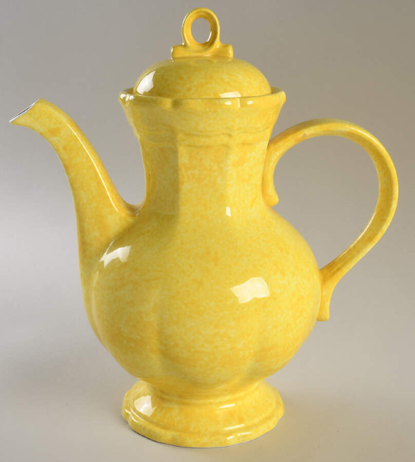 Corn Silk Coffee Pot & Lid by Mikasa-1