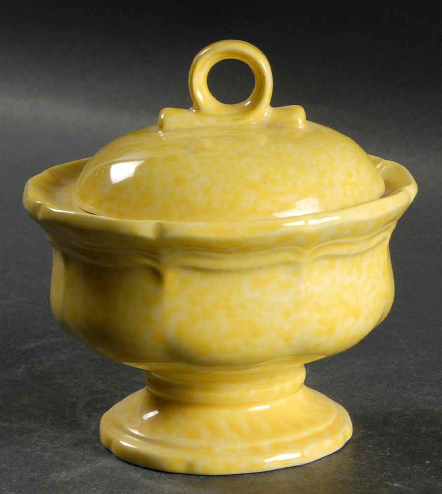Corn Silk Sugar Bowl & Lid by Mikasa-1