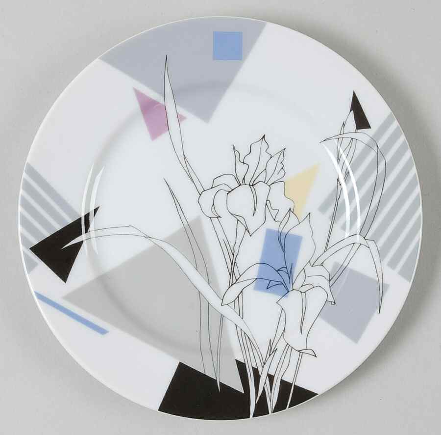Color Sketch Bread & Butter Plate by Mikasa-1