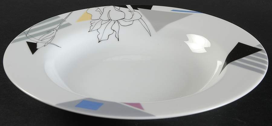 Color Sketch Rim Soup Bowl by Mikasa-1