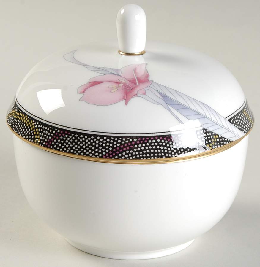 Cosmo Sugar Bowl & Lid by Mikasa-1