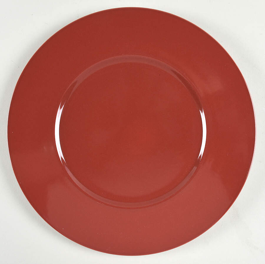 Color Spectrum Cinnabar Service Plate (Charger) by Mikasa-1
