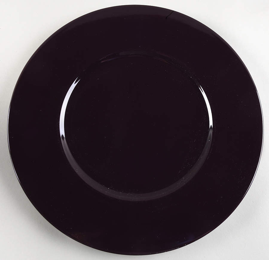 Color Spectrum Aubergine Service Plate (Charger) by Mikasa-1