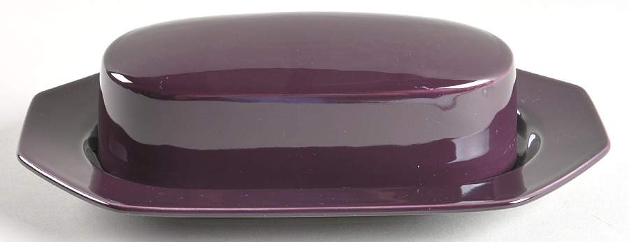 Color Spectrum Aubergine 1/4 Lb Covered Butter by Mikasa-1