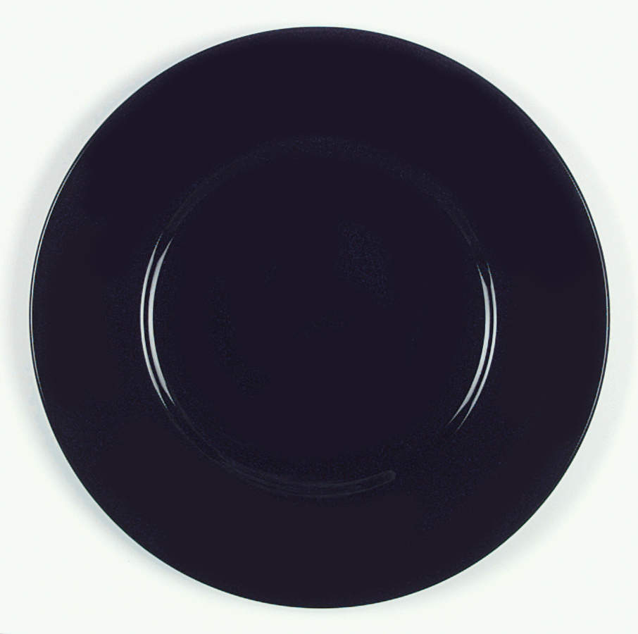 Color Spectrum Indigo Black Service Plate (Charger) by Mikasa-1