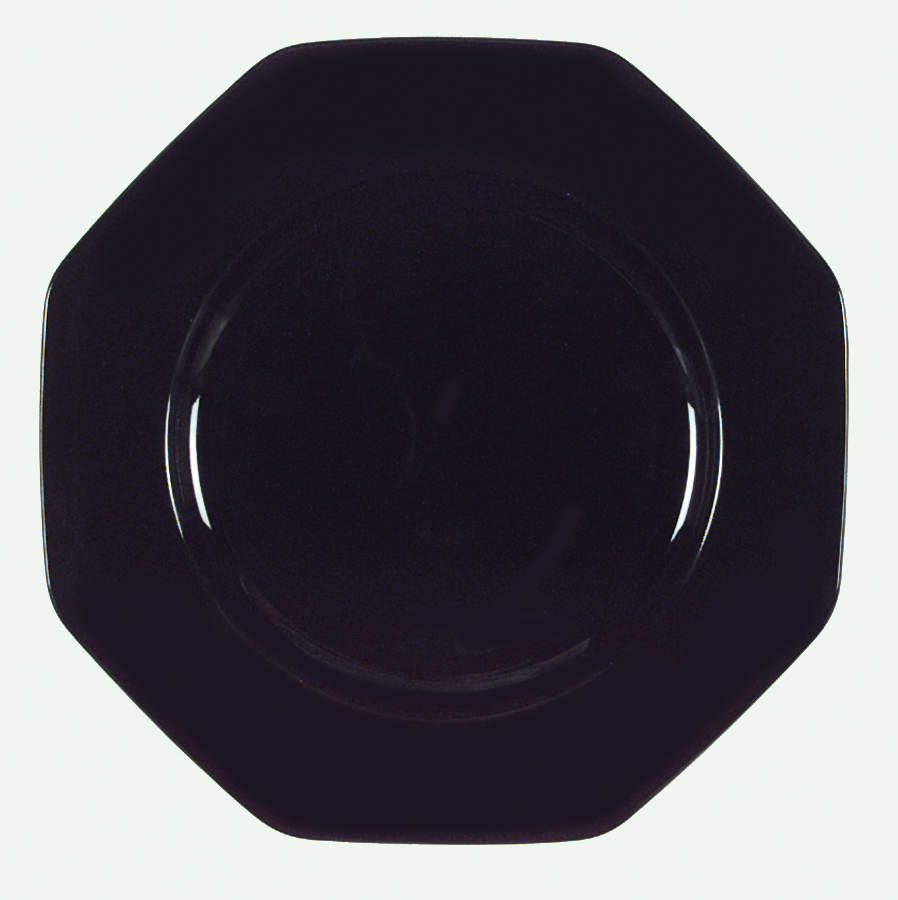 Color Spectrum Indigo Black Dinner Plate by Mikasa-1
