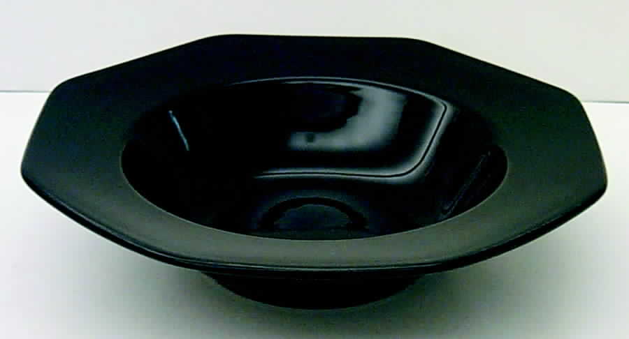 Color Spectrum Indigo Black Rim Fruit/Dessert (Sauce) Bowl by Mikasa-1