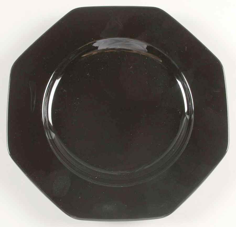 Color Spectrum Indigo Black Salad Plate by Mikasa-1