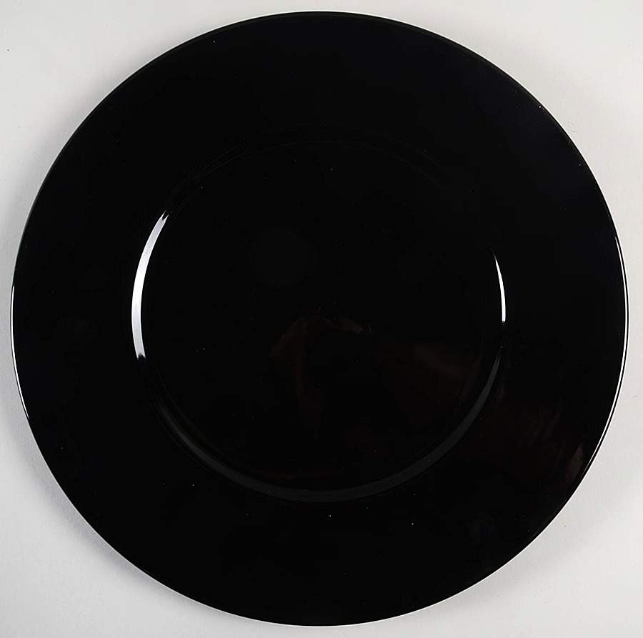 Color Spectrum Indigo Black 12" Chop Plate (Round Platter) by Mikasa-1
