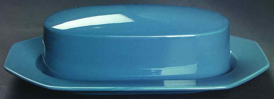 Color Spectrum Colonial Blue 1/4 Lb Covered Butter by Mikasa-1