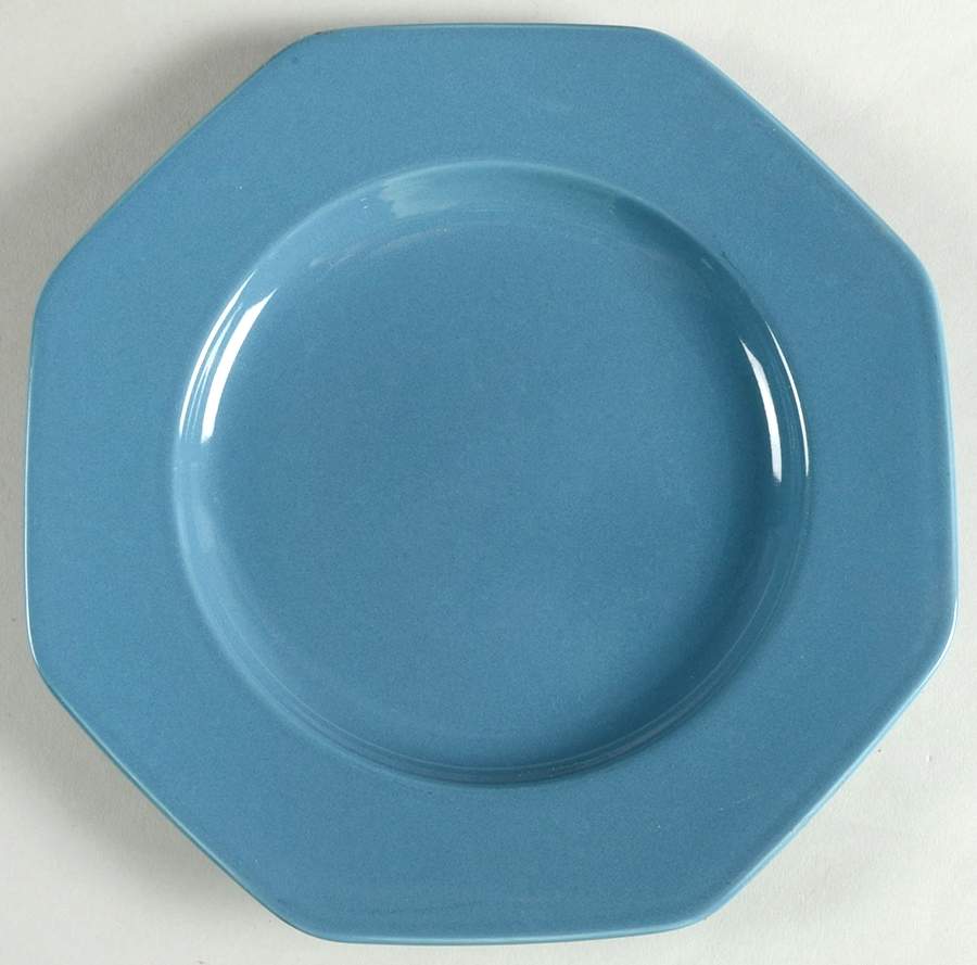 Color Spectrum Colonial Blue Salad Plate by Mikasa-1