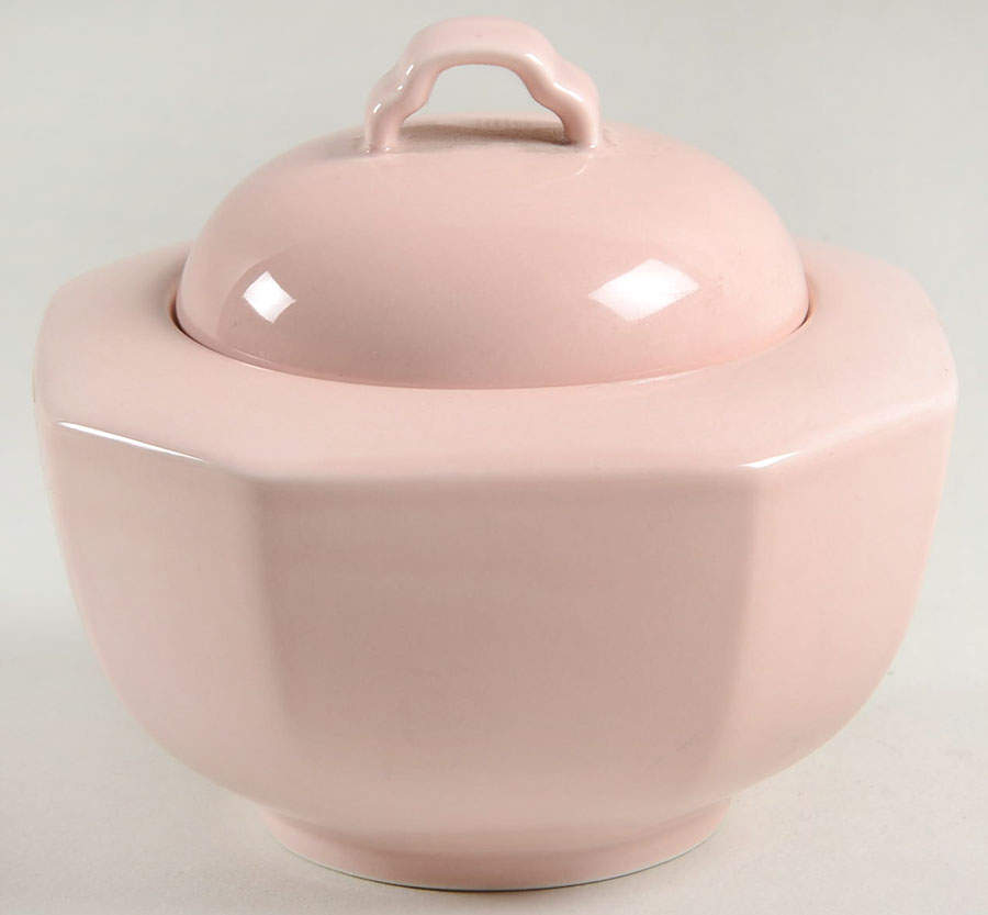 Color Spectrum Rose Sugar Bowl & Lid by Mikasa-1