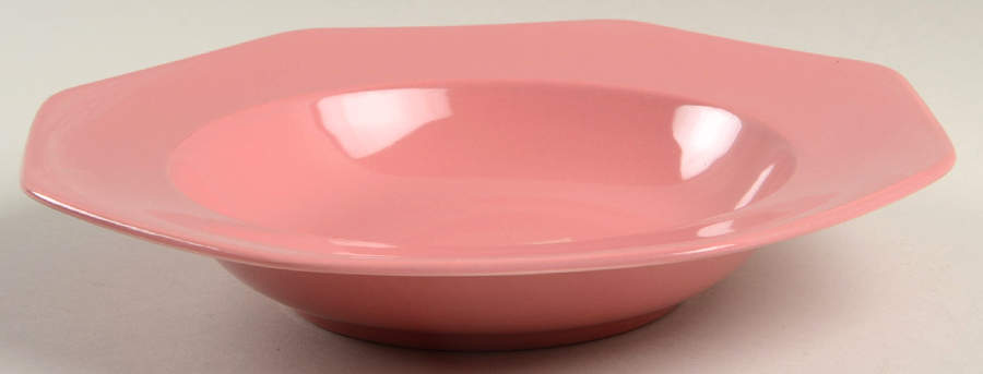 Color Spectrum Rose Blush Large Rim Soup Bowl by Mikasa-1